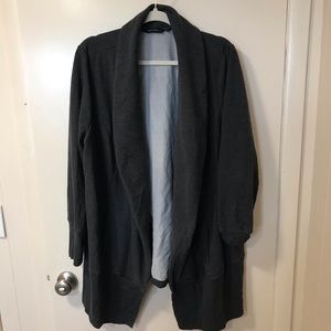 Halston gray cardigan